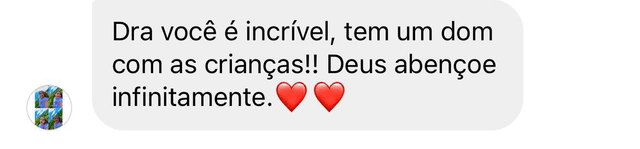 Depoimento WhatsApp - dom com crianças